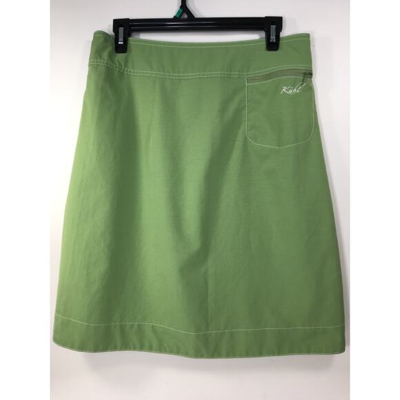 Kuhl Mountain Culture Wrap Hiking Skirt Women's Size 10 Green - Picture 5 of 9